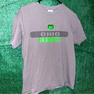 vintage Y2K Ohio University Bobcats Gray Shirt M NCAA College Basketball